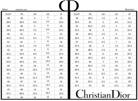 nouvelle chaussure dior|dior shoe size chart.